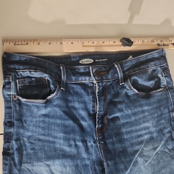 Old Navy Jeans Womens Size 8 Short Blue Pop Icon Skinny - Picture 5 of 16